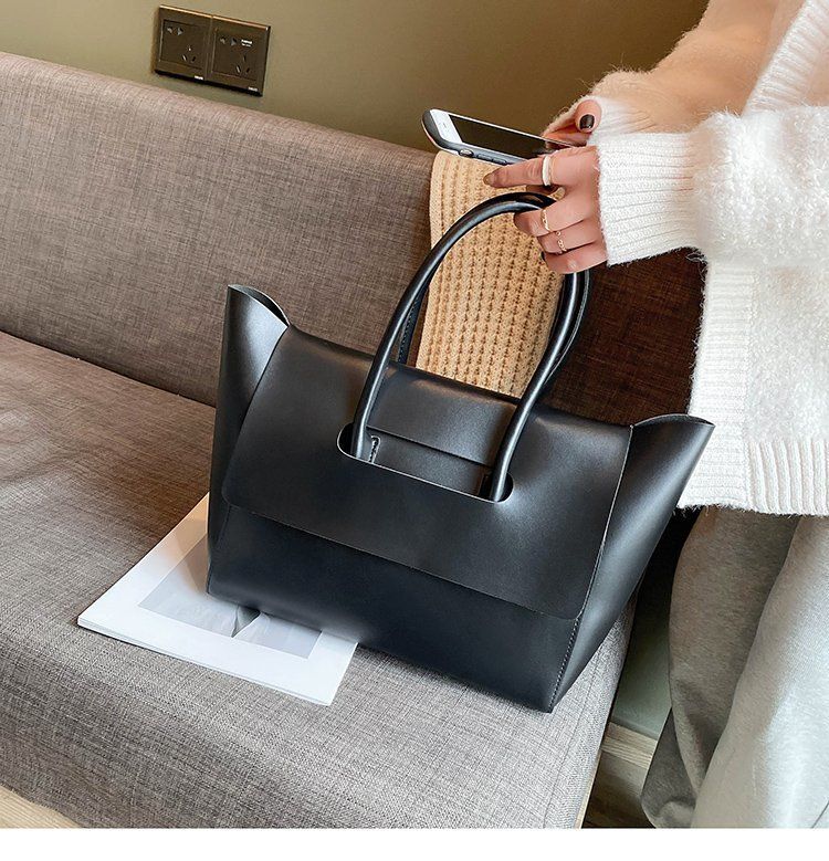 Large capacity for women's commuting tote new high-end feel, versatile handheld shoulder bag, large bag_voghion.com
