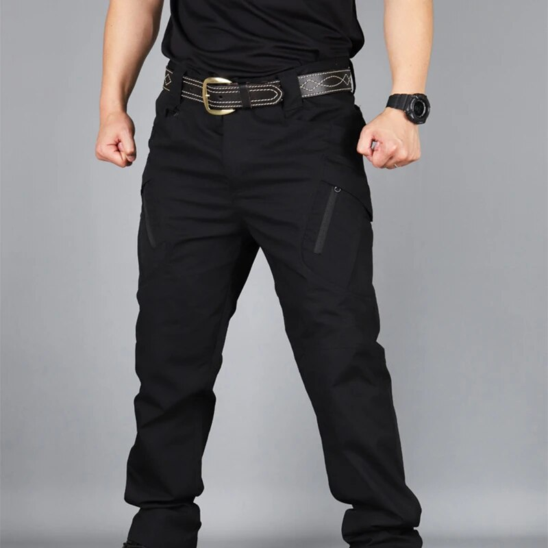 Pantaloni cargo tattici da uomo, pantaloni da combattimento, pantaloni militari dell'esercito, tasche multiple, pantaloni casual da lavoro, escursionismo, taglia forte 6XL_voghion.com
