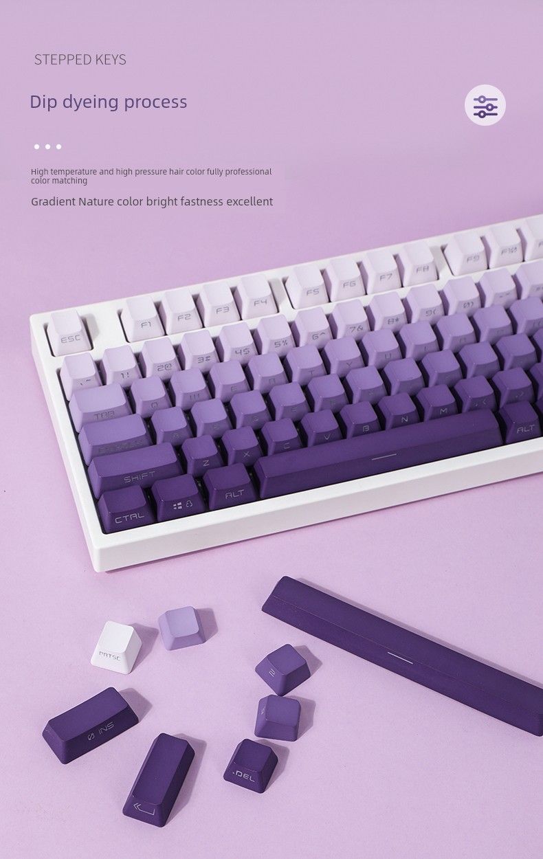 Kcpmaster Dark Fragrance Transparent Side Engraved E-Sports Key Cap_voghion.com