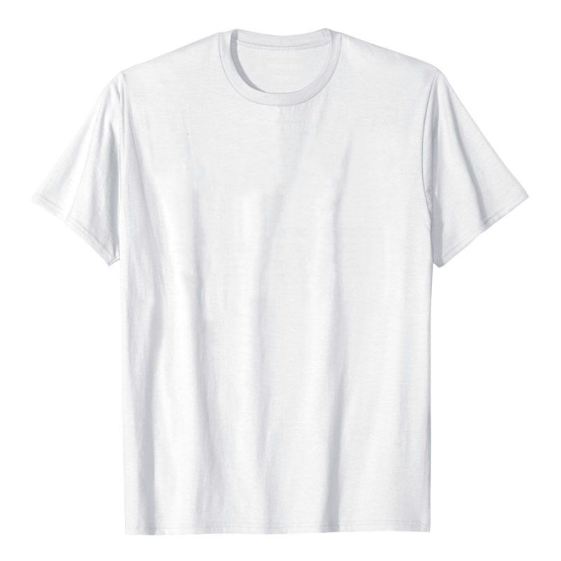 Herrenbekleidung Übergröße Einfarbig Kurzarm Lässig Reinweiß Herren T-Shirt Tops_voghion.com