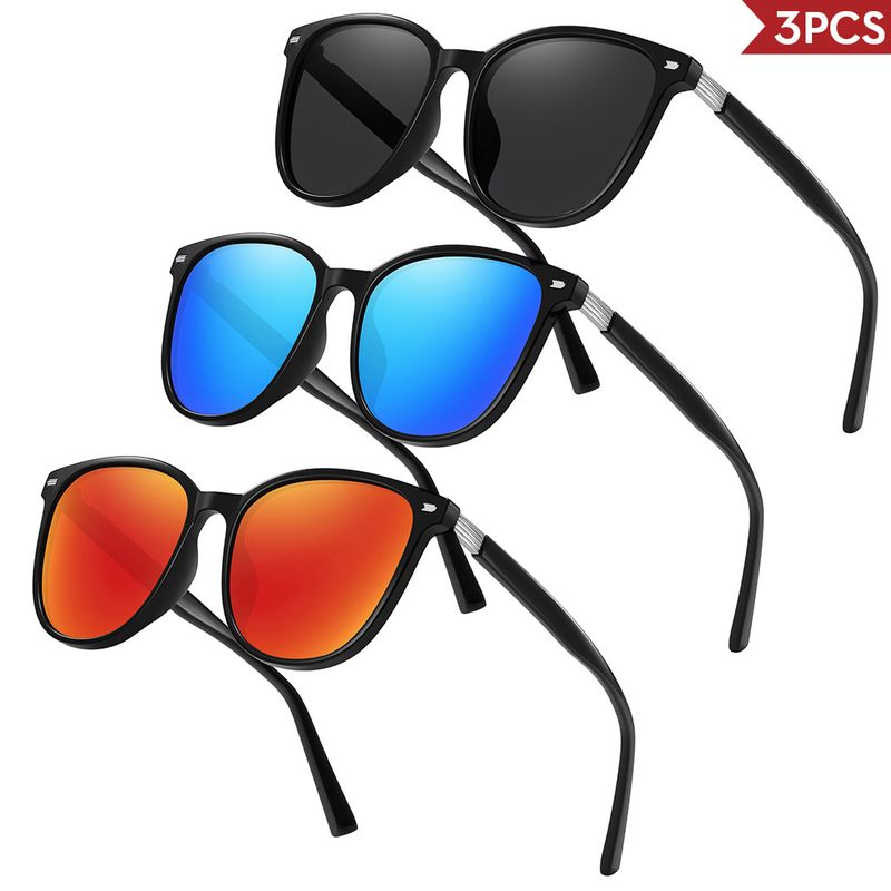 New Women's Large Frame Polarized Colorful Fashion Driving Sunglasses_voghion.com