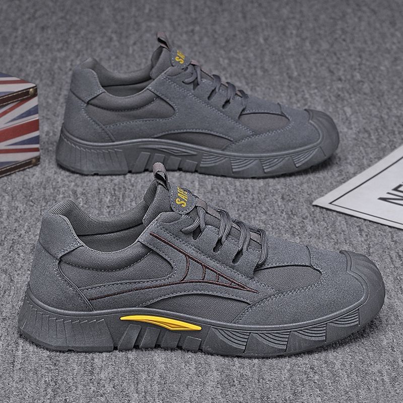 Outdoor Work Casual Spring Summer Breathable Safety Comfortable Men's Sneakers Soft Sole Shoes_voghion.com
