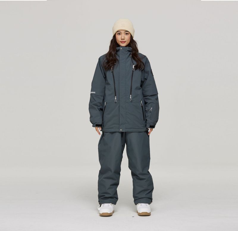 001 Snowboard Internet Celebrity Suit Set Windproof Waterproof Thickened Fashion Ski_voghion.com