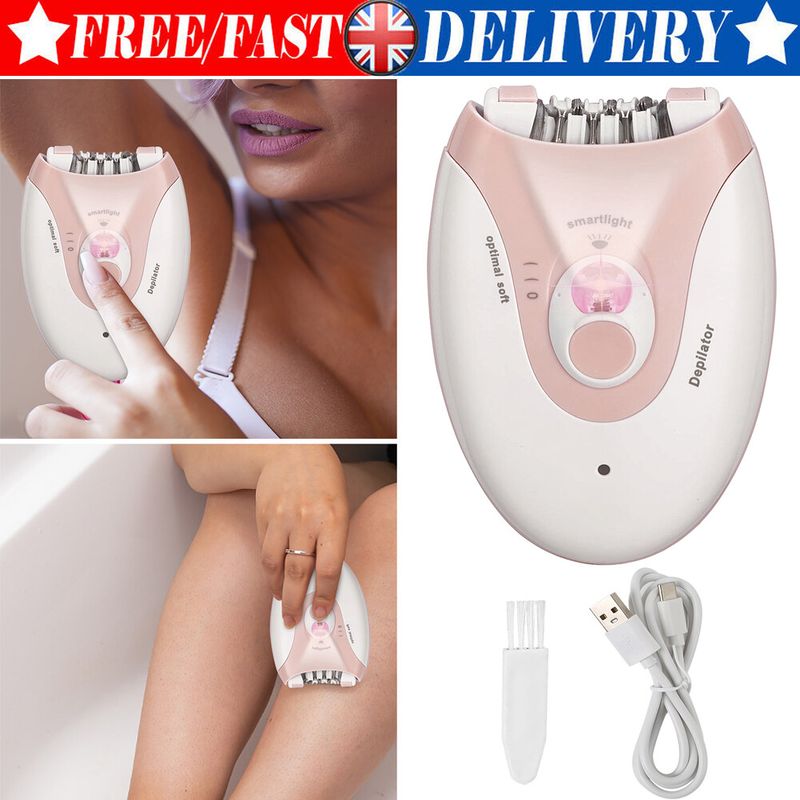 Epilierer für Frauen, kabellos, wiederaufladbar, für Körper und Gesicht, Haarentfernung, Rasierer, UK_voghion.com
