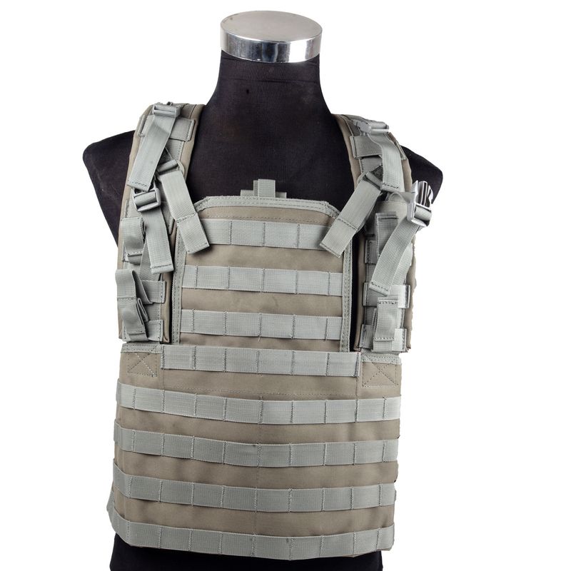 Tactical Vest MOLLE Chest Rig - Lightweight Nylon Harness For Airsoft, Hiking & Outdoor Adventures (Black/Grey/CP/A-TACS, One Size Fits All)_voghion.com