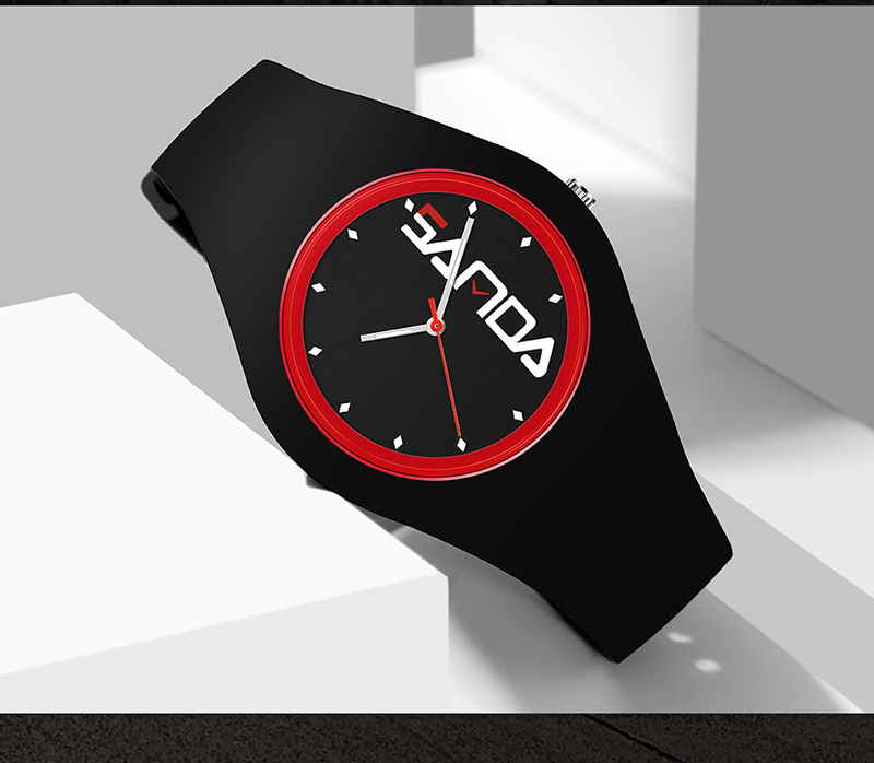 Quarzuhr für Jungen und Mädchen der Marke Sanda mit Tiktok-Liveübertragung, beliebte elektronische Uhr für Schüler_voghion.com