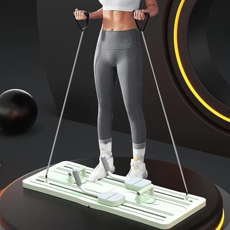 4-in-1 Wheel Board Opvouwbare Automatische Rebound Thuisoefening Buikspier Vestlijn Fitnessapparatuur_voghion.com