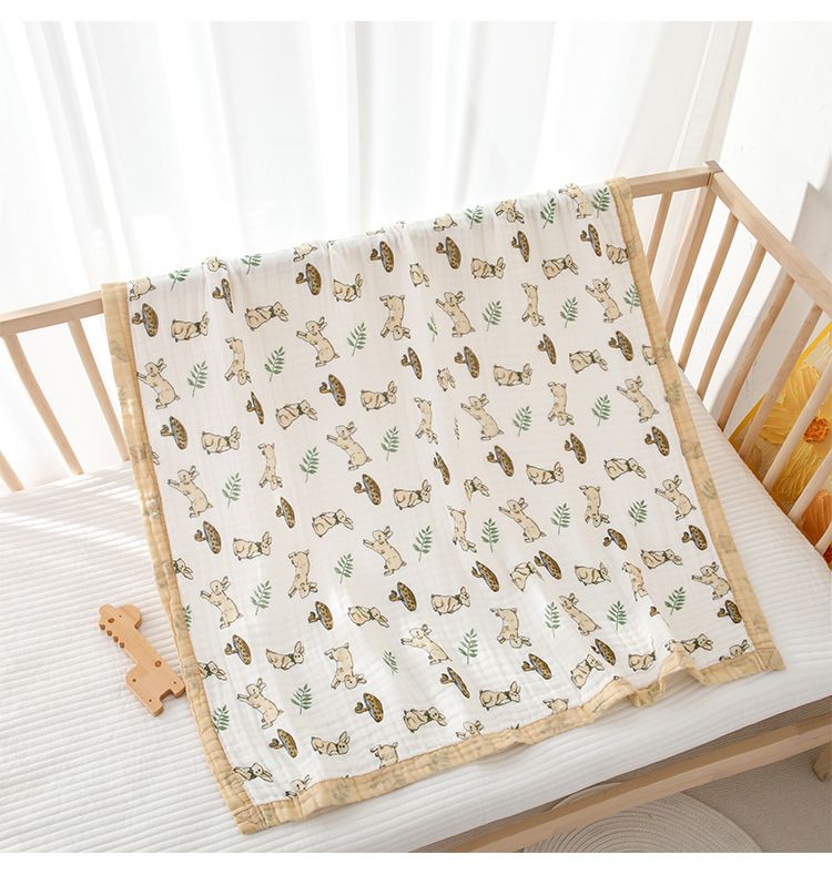 Baby Quilt Cotton Six-Layer Gauze Bath Towel Newborn Aa Class Single Bag Towel Blanket for Newborn Baby_voghion.com