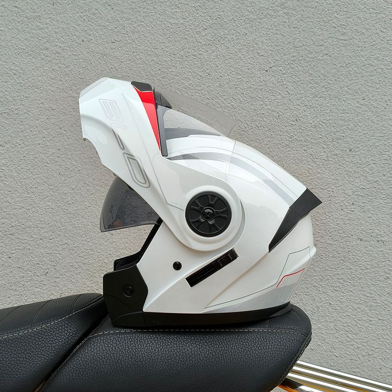 Spezieller Vollhelm mit Doppellinse für Elektrofahrzeuge und Motorräder, für vier Jahreszeiten, universeller Halbhelm für Sommerfahrten_voghion.com