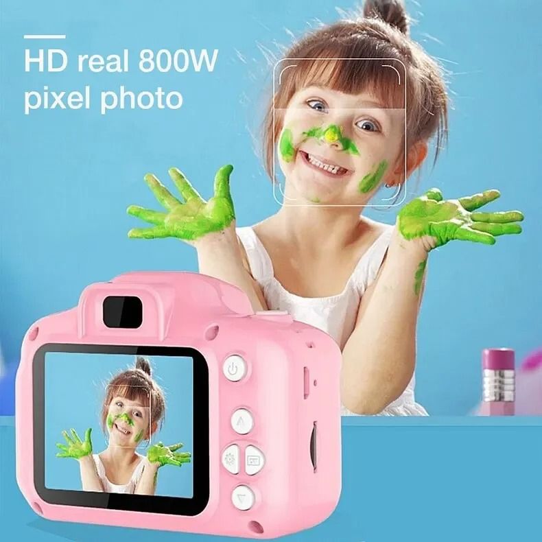 Mini otroška kamera X2 Digitalna vintage kamera Izobraževalne igrače Otroška projekcijska video kamera Igrača za fotografiranje na prostem 32 GB_voghion.com
