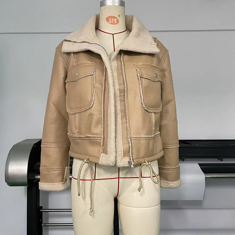 Moudeg Bikerjacket fir Fraen_voghion.com