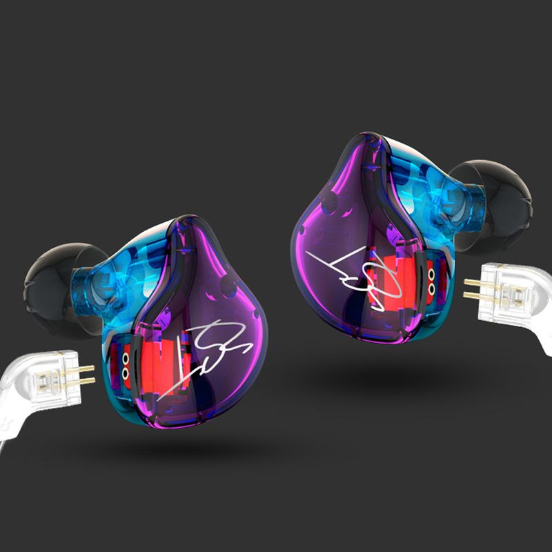 KZ-ZST Abnehmbarer HiFi-Heavy-Bass-In-Ear-Kopfhörer mit Kabel, Hybrid-Musik-Ohrhörer_voghion.com