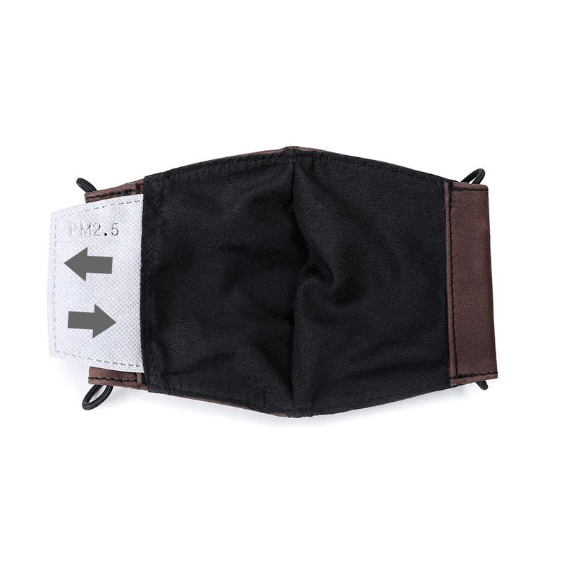 2023 New Punk Halloween Party Props Outdoor Dustproof Replaceable Filter PM2.5 Color Block Mask_voghion.com