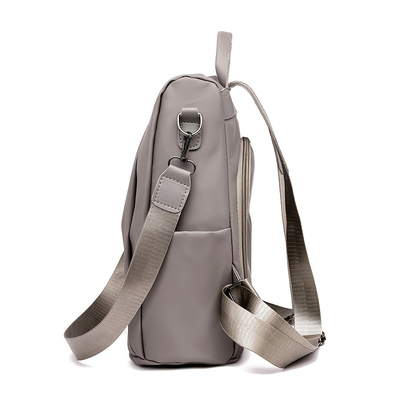 Mini zaino antifurto piccolo semplice, borsa a tracolla bidirezionale, borsa per libri impermeabile per scuola e viaggio (12,2 * 11,02 * 4,72)_voghion.com