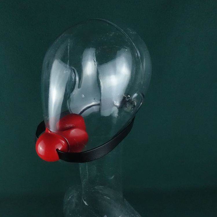 Tipo di parola singola, abbassalingua, imbracatura per cavalli, apertura forzata invisibile, bavaglio a sfera, accessori SM_voghion.com