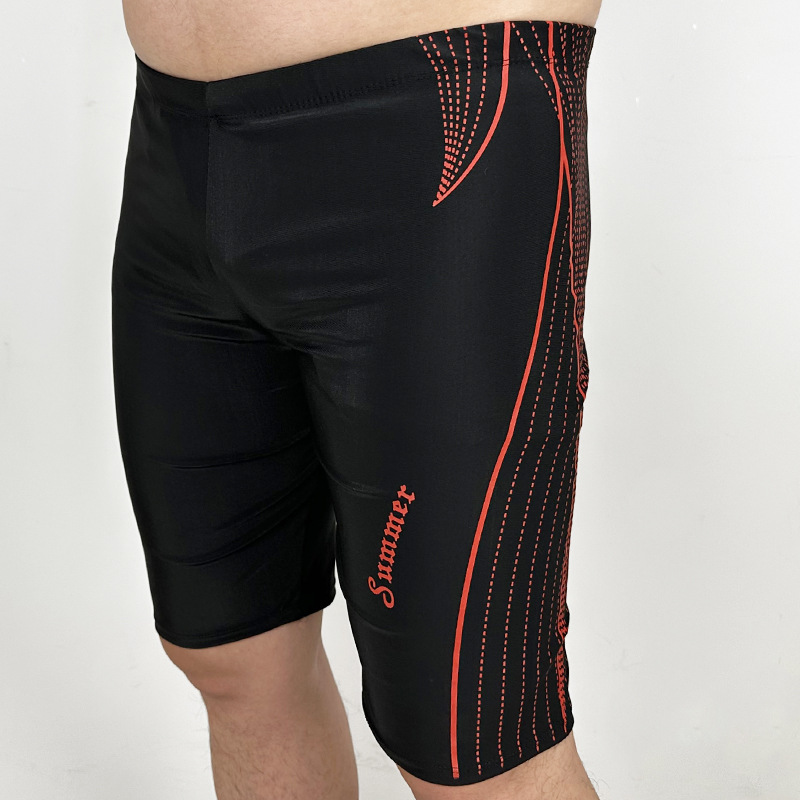 Men's 5-point with long legs, covering the flesh, showing slimness, preventing embarrassment, breathability, quick_voghion.com