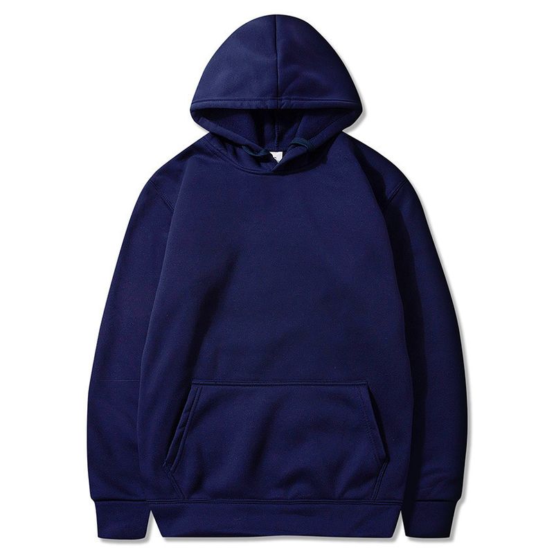 Spring and Autumn Sports Casual Fashion Solid Color Printed Hoodie, Men's Top_voghion.com