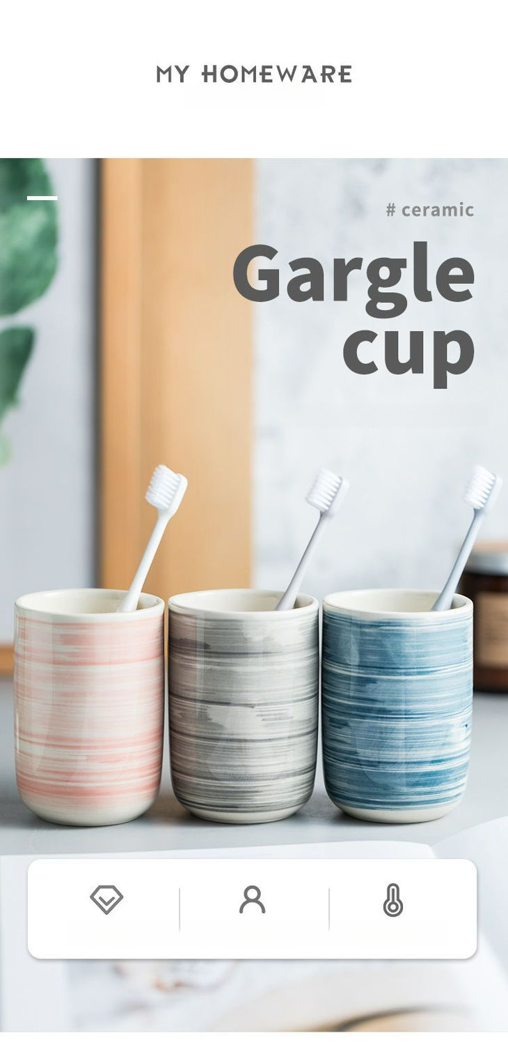 Normann Copenhagen - Bicchiere portaspazzolino in vetro riciclato - Set per coppia sostenibile
_voghion.com