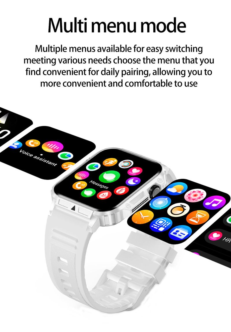 Slimme horloges Nieuwe L81 Smart Watch Spraakoproep Bluetooth Hartslag- en bloeddrukmeting Multifunctionele stappenteller Muziekweergave_voghion.com