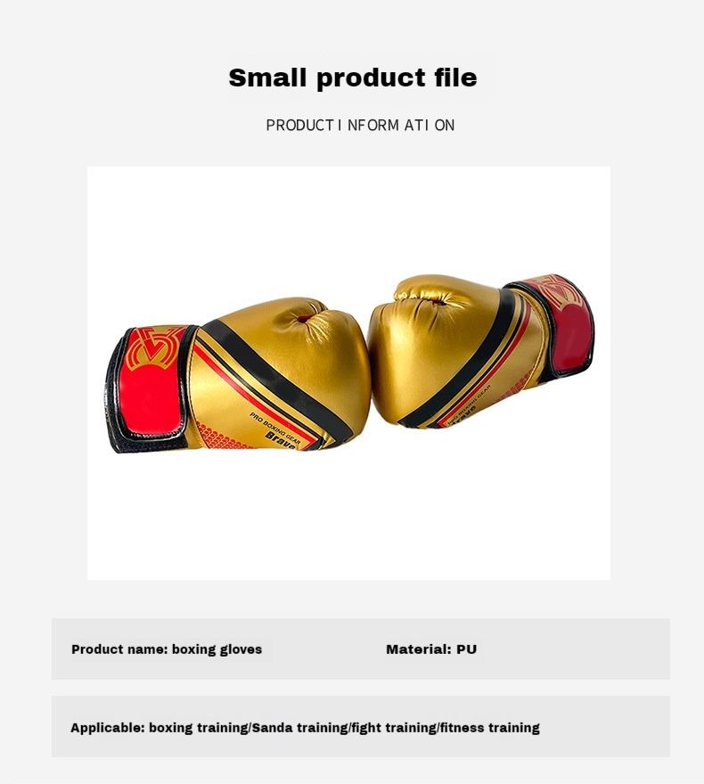 Boxhandschuhe für Erwachsene, dicke Boxhandschuhe für Zuhause, Sanda-Boxhandschuhe, Taekwondo, Muay Thai-Boxhandschuhe_voghion.com