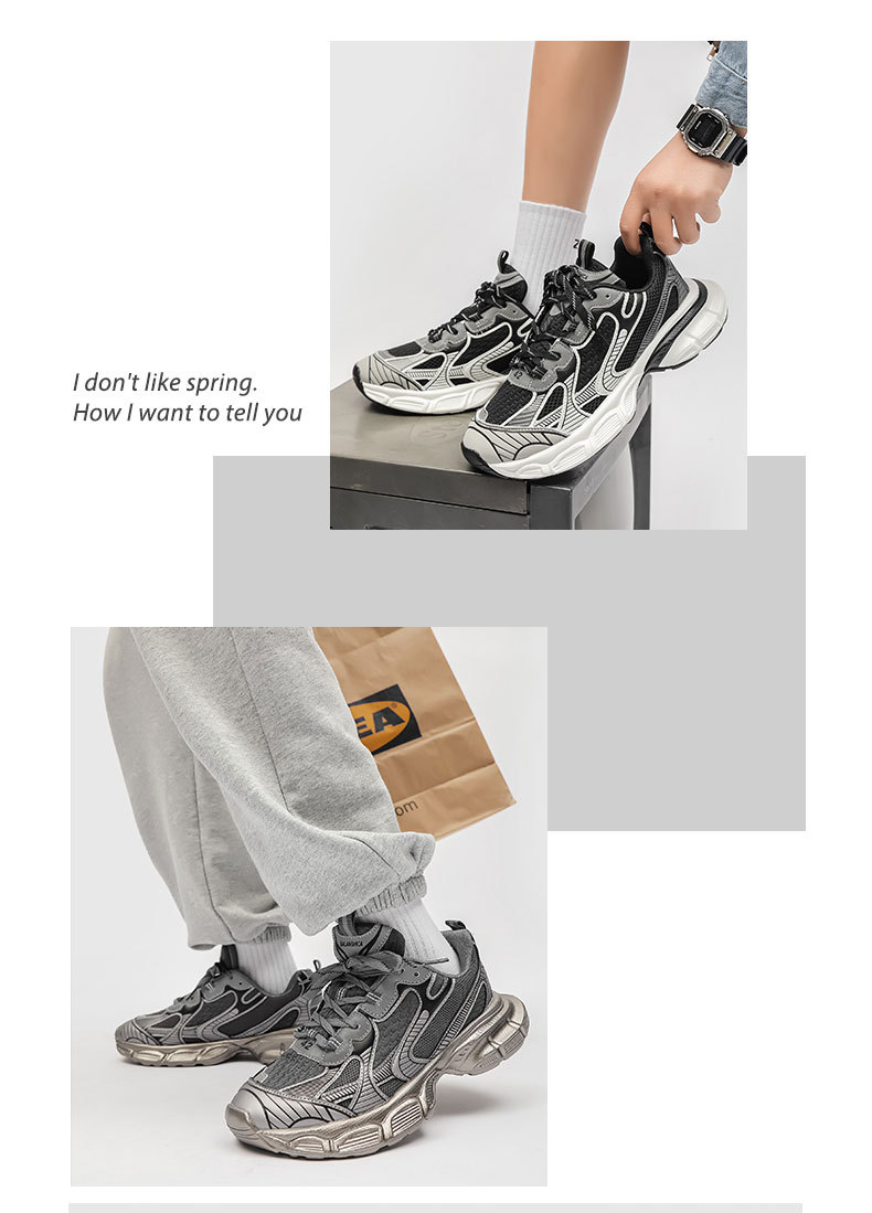 Printemps nouveau à la mode tout Match hommes chaussures Paris Couple Style papa chaussures simples décontracté femmes chaussures une goutte_voghion.com