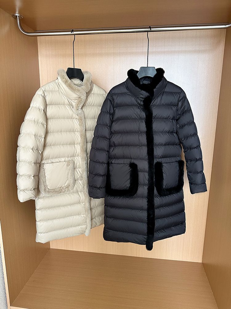 Damenbekleidung Seto Pelz Daunenjacke, leicht und dünn, neuer chinesischer Stil, High-End, stimmungsvoll und modisch, 2024 Neuheiten für den Winter_voghion.com