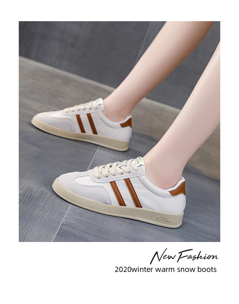 Forrest Gump Small White Shoes Female Ins Tide 2023 Spring New Comfortable casual German training shoes flat bottom sports breathable sneakers_voghion.com