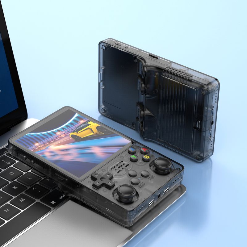 R36S Plus Handheld Console IPS Screen R3664GB 3500mAh Dual Joystick Wireless Arcade Nostalgic PSP Game Model_voghion.com