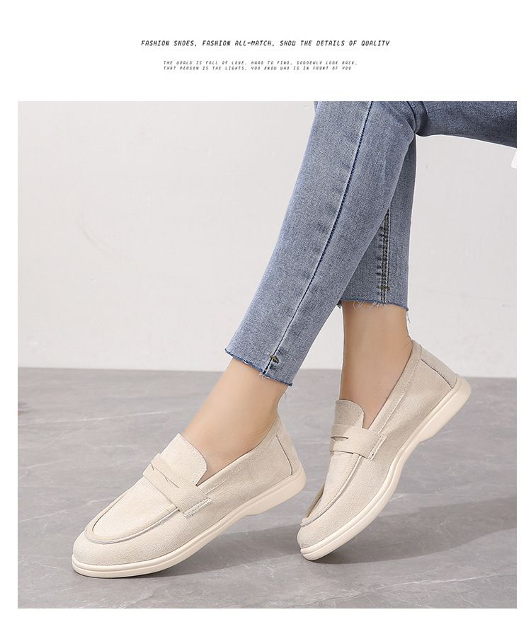 SHLIANG Social Wildleder Fahrschuhe Leder Frauen Freizeitschuhe Marke Design Weiche Frauen Loafer Mokassins Slip On Freizeit Wanderschuhe Y0269_voghion.com