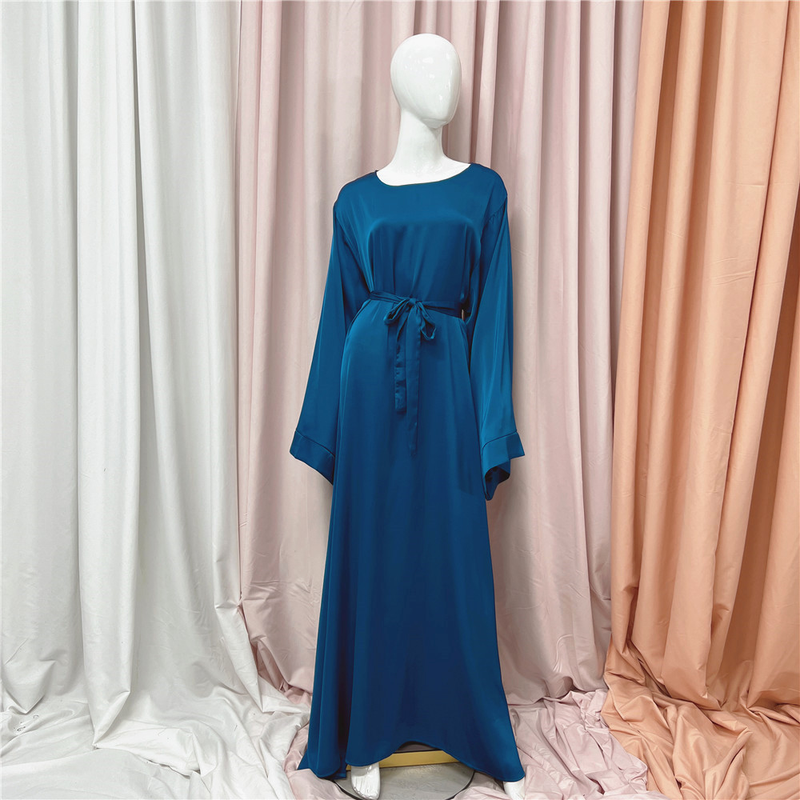 Damenkleid Naher Osten Türkei einfarbig großes mehrfarbiges Robenkleid_voghion.com