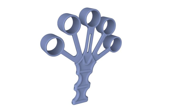 Neu Silikon 5-Finger Finger Trainer Handgelenk Widerstand Band Korrektur Gerät Schießen Ball Training Aid Griff Stärke_voghion.com