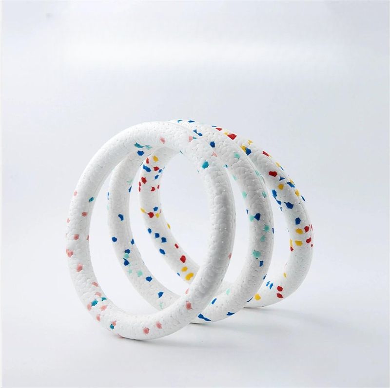 Juguete de entrenamiento para perros ETPU flotante resistente al agua, mordedor para cachorros, molar, masticable, suministros para mascotas, anillo redondo interactivo para tirar._voghion.com