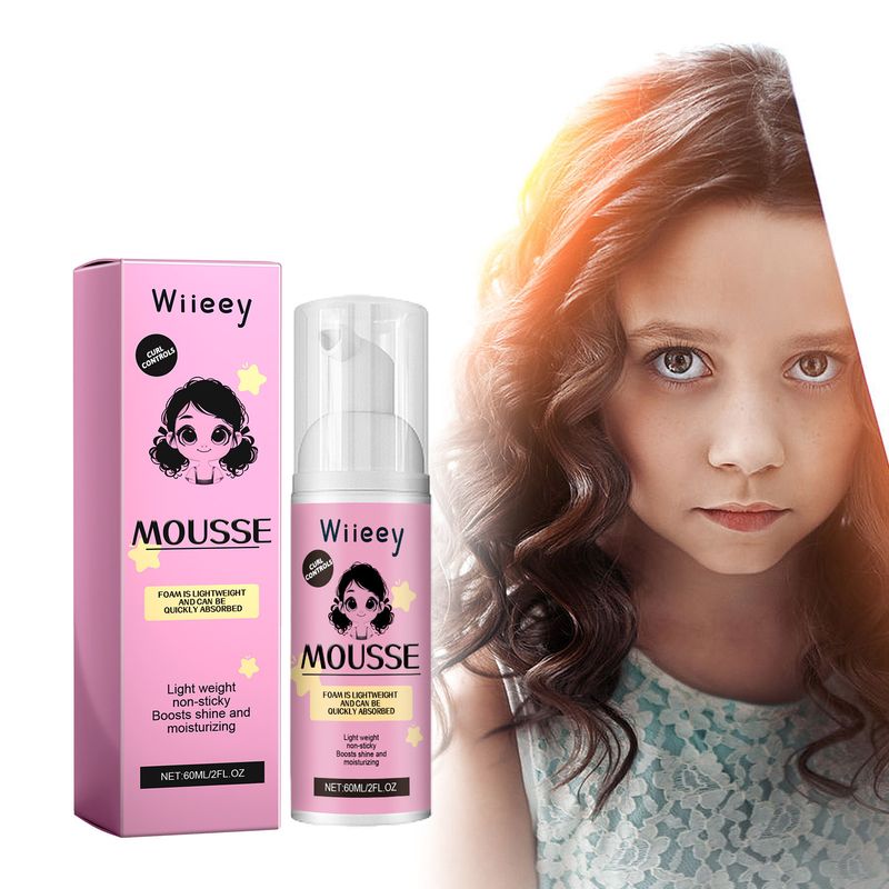 Styling-Schaum-Mousse, Anti-Frizz, duftend, feuchtigkeitsspendend, flauschiges Elastin, um Locken und Styling-Mousse zu erhalten_voghion.com