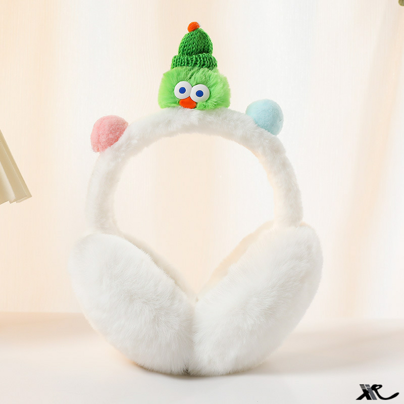 Lelijke en schattige poppen pluche oorkap Koudebestendige oorbeschermingstas Winter Wacky Ear Warme schattige oorkap Warme oorkap Vrouwelijke oorkap_voghion.com