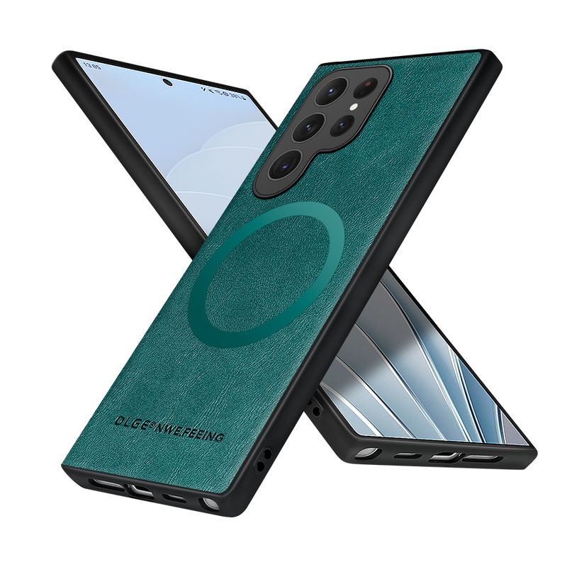 Hülle für Samsung Galaxy S24 Ultra Hülle Leder Handyhülle für Samsung Galaxy S25 S22 S20 Plus Luxushülle S23 S21 FE 5G Hülle_voghion.com