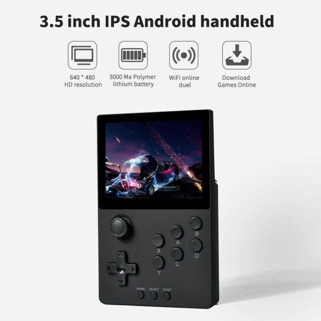 POWKIDDY A20 Retro Handheld-Videospielkonsole Tragbare Klasse_voghion.com