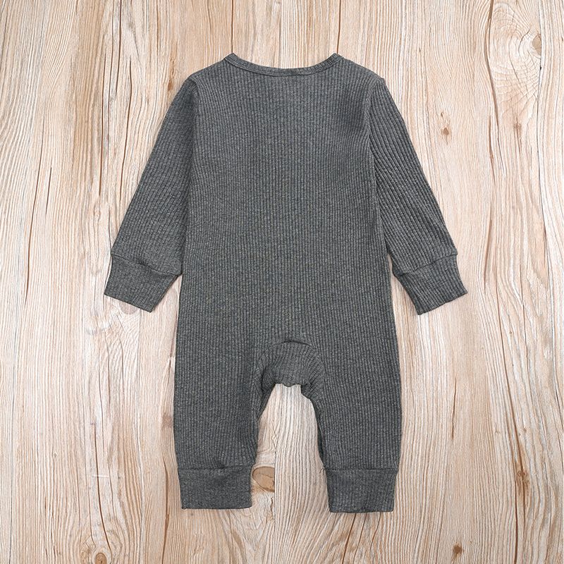 Kids Tales Soft Cotton Baby Bodysuit Long Sleeve Romper For Boys & Girls (1-3 Years, Unisex Neutral Colors Snap Closure, Comfortable Playwear_voghion.com