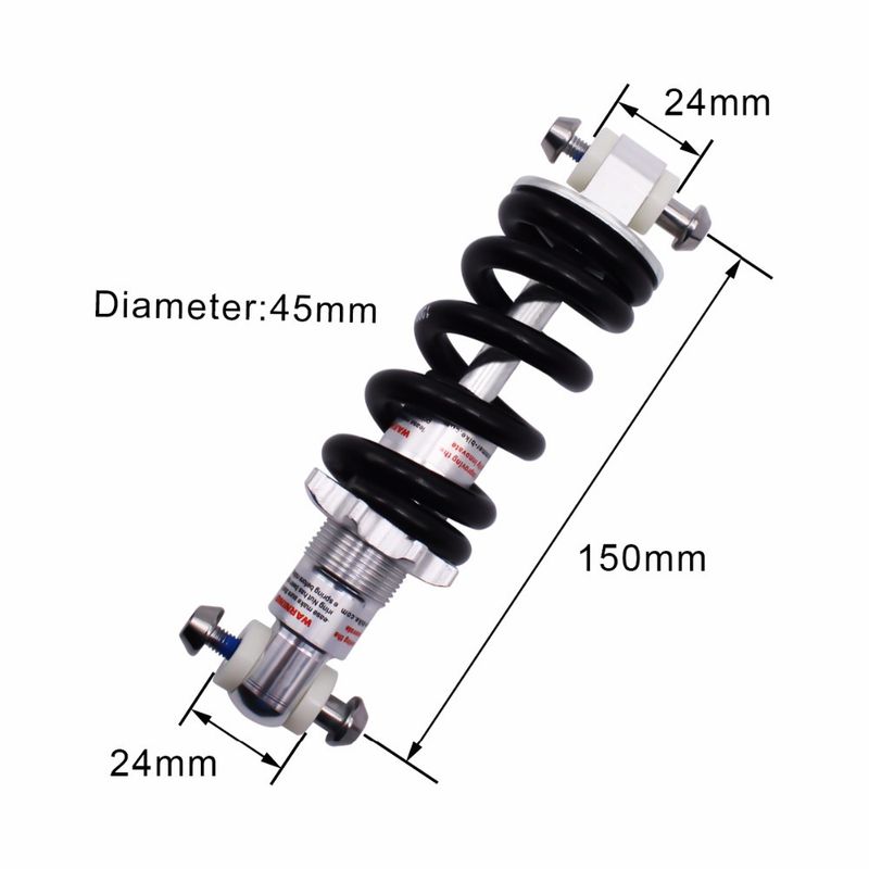 Bicycle Absorber Folding Mountain Bike Shock Absorption Big Bounce King Central Frame Rear Spring Cycling Supplies_voghion.com