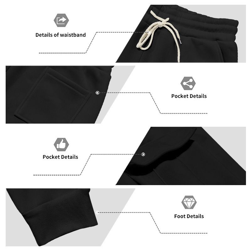 Herrenbekleidung: Schweres Winter-Workwear-Set aus Hoodie und Jogginghose für Herren – lässige Outdoor-Utility-Hose mit Fleecefutter für Streetwear und Pendeln_voghion.com