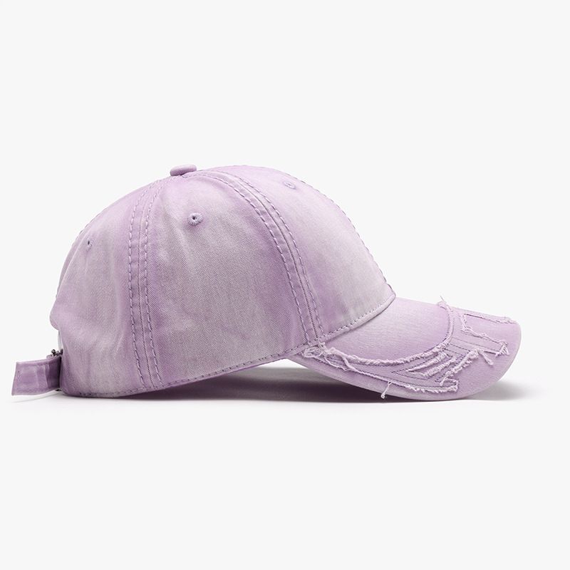 Einfarbige leichte, gewaschene Patch-Baseballkappe für Herren und Damen mit großem Kopfumfang und weicher Oberseite, modische, atmungsaktive kleine Kappe_voghion.com