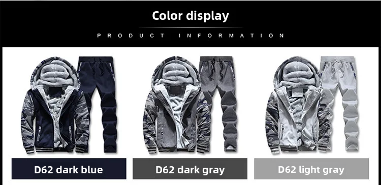 Herbst/Winter Fleecegefüttertes Herren-Sweatshirt Lässige Sport-Cardigan-Hoodies Lockere Passform Warme Bequeme Herren-Oberbekleidung_voghion.com