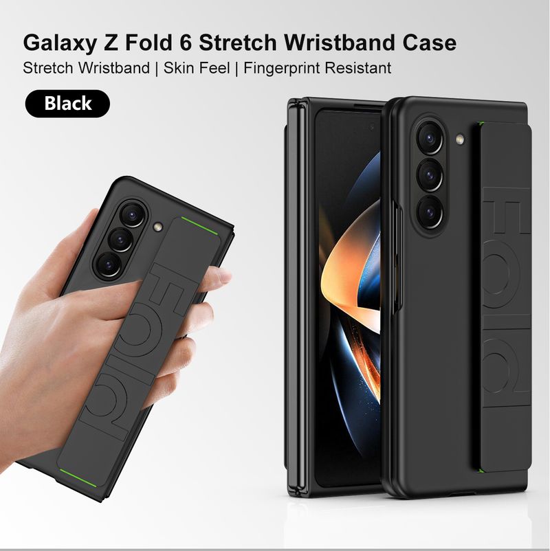 Csuklópántos telefontok Samsung Galaxy Z Fold 6 5 4 3 Fold6 Fold5 Fold4 Fold3 5G-hez, kemény héjú műanyag zsanérvédelemmel_voghion.com