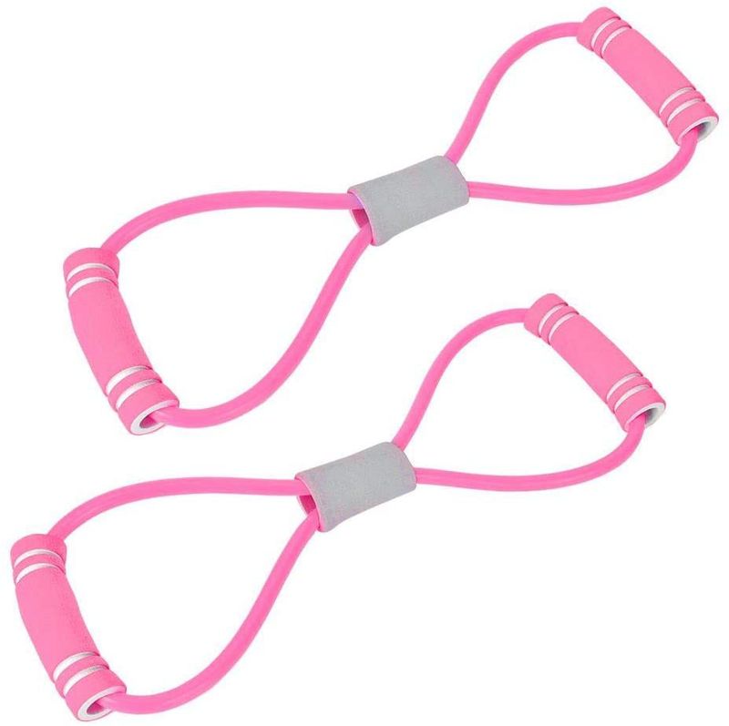 Auf Lager: Offener Brustexpander mit Widerstandsband für Yoga und Fitness, 8-förmiges Zugseil, Zuggerät in Form einer Acht_voghion.com