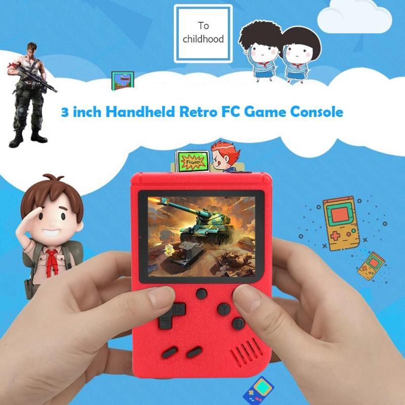 Console video portatile Sup con 400 giochi classici retrò integrati, schermo da 3,0 pollici, lettore di gioco portatile Hine per giochi FC_voghion.com