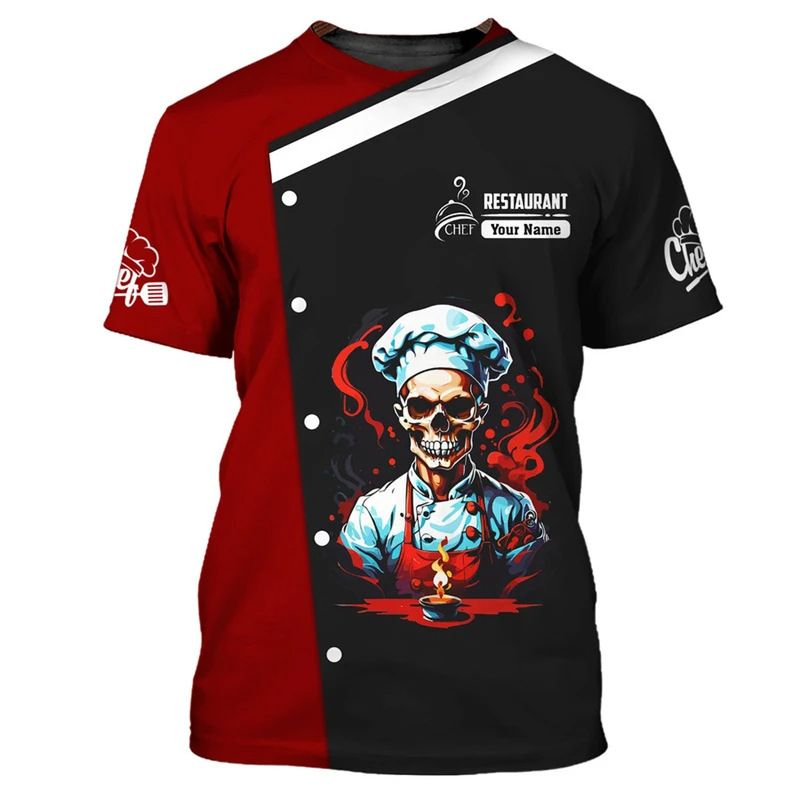 T-shirt respirant à manches courtes et col rond avec nom imprimé en 3D, style Harajuku, modèle 2025_voghion.com