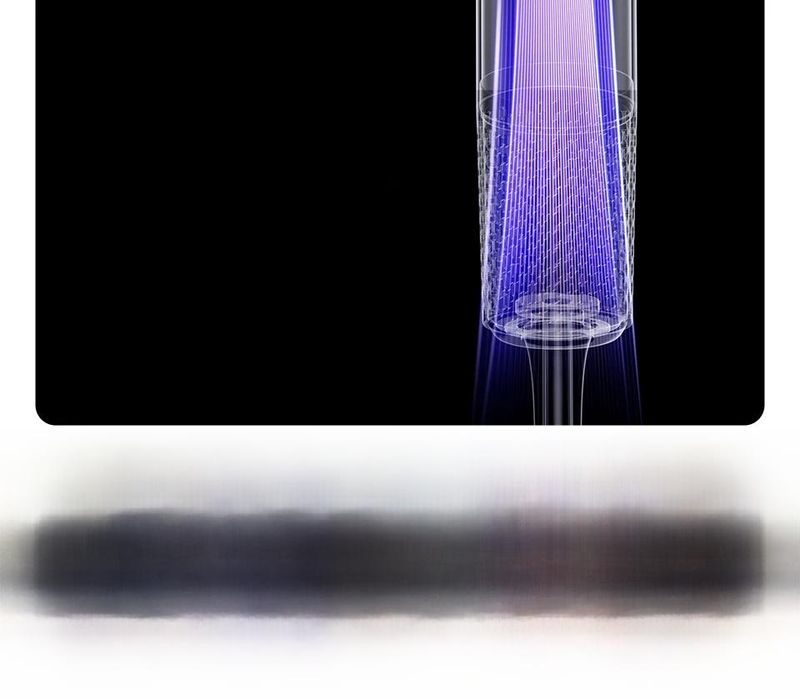 SUBORT R2 Asciugacapelli professionale ad alta velocità 26 m/s 1500 W 110000 giri/min Cura dei capelli Asciugatura rapida Ioni negativi con display LED_voghion.com