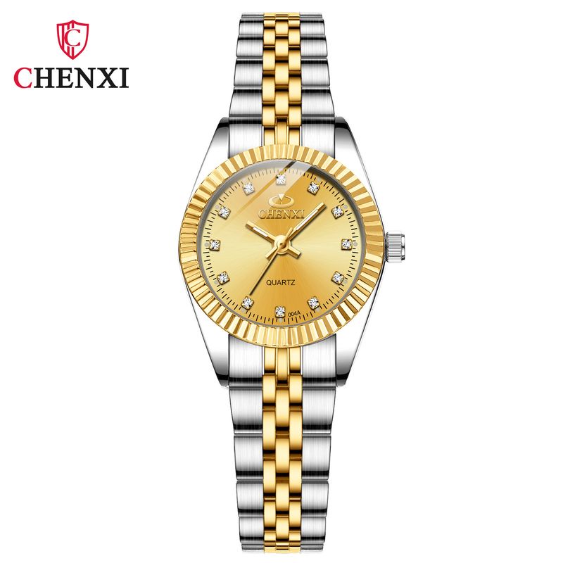 CHENXI Dawn Brand Quartz 004A Women's Watch Couple Watches Gold_voghion.com