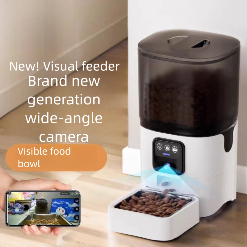Nieuw product Smart Feeder Machine met groothoekzicht voor huisdieren, Bluetooth-verbinding, automatische koppeling en afstandsbediening_voghion.com