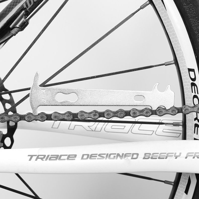 Fiets mountainbike ketting slijtage vervanging detectie rail gereedschap ketting test remklauw vouwfiets gereedschap_voghion.com