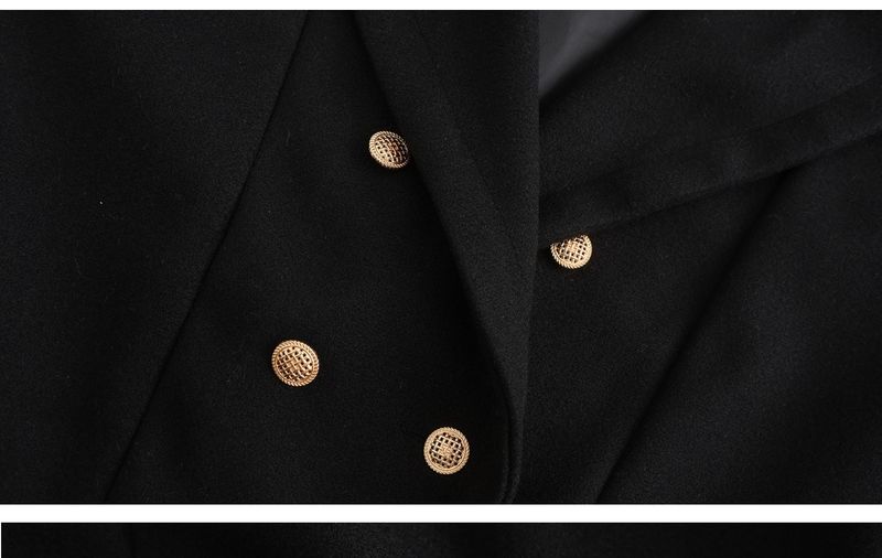 Abrigo de invierno estilo británico para hombre: abrigo de mezcla de lana de largo medio con cuello de piel (negro/marrón/verde militar, tallas S-5XL)_voghion.com